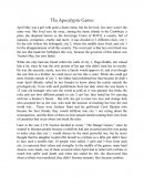 THE APOCALYPTIC GAMES.