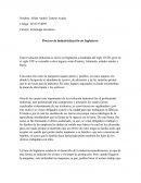 Proceso de industrialización en Inglaterra.