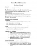 Derecho Procesal Administrativo.