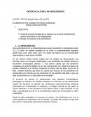 EXCESO DE ALCOHOL EN ADOLESCENTES.