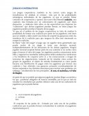 JUEGOS COOPERATIVOS.