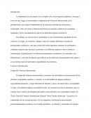 ENSAYO ORIGEN Y EVOLUCION DEL COMERCIO INTERNACIONAL.