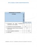 Tema- CRONOGRAMA DE ACTIVIDADES