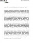 PIAGET, VIGOTSKY Y MATURANA. CONSTRUCTIVISMO A TRES VOCES.