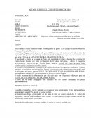 Una ACTA DE SESIÓN DEL 12 DE SEPTIEMBRE DE 2016