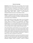 Historia de la psicología - Resumen.