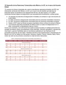 El Desarrollo de las Relaciones Comerciales entre México y la UE en el marco del Acuerdo Global.