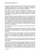 ¿Hay recursos renovables o no?.