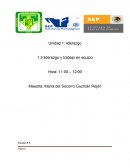 Unidad 1: liderazgo - 1.3 liderazgo y trabajo en equipo