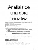 Análisis de una obra narrativa