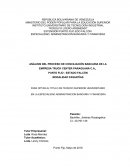 ANÁLISIS DEL PROCESO DE CONCILIACIÓN BANCARIA DE LA EMPRESA TRUCK CENTER PARAGUANÁ C.A,,