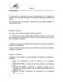 Actividades. Derecho laboral