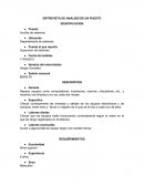 Analisis de un puesto.