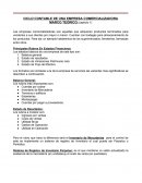 CONTA 2 RESUMEN-CICLO CONTABLE DE UNA EMPRESA COMERCIALIZADORA