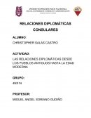 RELACIONES DIPLOMÁTICAS CONSULARES