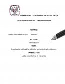 Investigación bibliográfica sobre las teorías de la administración.