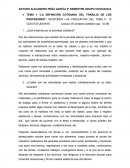 La definición cotidiana del trabajo de los profesores