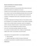 Antecedentes de los derechos humanos.