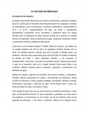 EL ESTUDIO DE MERCADO El análisis de la industria