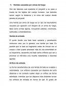 Heridas causadas por armas de fuego