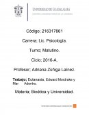 Ensayo Eutanasia.