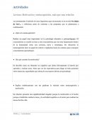 Lectura: Motivación y metacognición, más que una relación