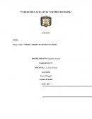 Ensayo sobre “MEDIO AMBIENTE DONDE VIVIMOS