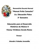 Educación para el Desarrollo Histórico de México II