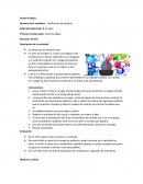 Nombre de la actividad: clasificación de palabras