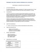 PROGRAMA PARA DIFICULTADES DE APRENDIZAJE DE LA ESCRITURA