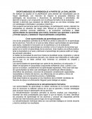 OPORTUNIDADES DE APRENDIZAJE A PARTIR DE LA EVALUACIÓN.