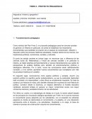 Tema- FINES 2 - PROYECTO PEDAGÓGICO.