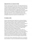 Adquisición de una conciencia Criolla.