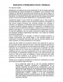 Razonamiento a problemas eticos y morales.