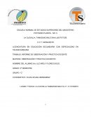 LICENCIATURA EN EDUCACIÓN SECUNDARIA CON ESPECIALIDAD EN TELESECUNDARIA.