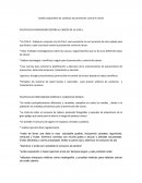 Tabla comparativa POLITICAS DE PREVENCION CONTRA EL CANCER DE LA O.M.S.