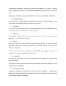 Proceso de manufactura a grandes rasgos