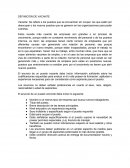 DEFINICIÓN DE VACANTE.