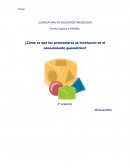 Como es que los preescolares se involucran en la geometria ensayo.