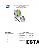 La estadística es la parte de la matemática que se encarga de recolectar, organizar, computar datos con el objeto de inferir conclusiones sobre ellos