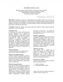 Determinación de Calcio en muestras de Ceniza.