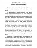 Analisis de la realidad mexicana. Modelo: Revolución Francesa