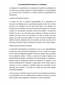 Responsabilidades de las empresas.