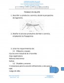 Describir su producto o servicio, desde la perspectiva de ingeniería.