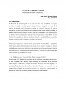 ENSAYO DE LA PRIMERA UNIDAD CURSO DE HISTORIA CULTURAL