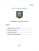 Propiedades cataliticas de la catalasa