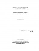 ANÁLISIS Y DISEÑO DE SISTEMAS “ESTUDIO DE CASO EMPRESA SERVIS SA”