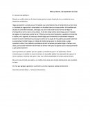 Mando un cordial saludo y, al mismo tiempo quiero hacerle la petición de un cambio de turno: Vespertino a Matutino..