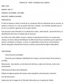 PROYECTO: “AMO Y CONOZCO MI CUERPO”.