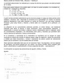 Algebra secundaria. ﻿Resolución actividad